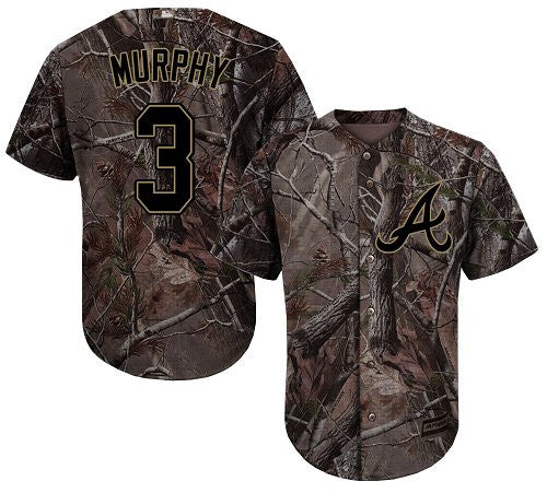 Dale Murphy #3 Atlanta Braves Realtree Limited Cool Base Jersey - Camo