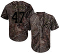 Tom Glavine #47 Atlanta Braves Realtree Limited Cool Base Jersey - Camo