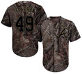 Julio Teheran #49 Atlanta Braves Realtree Limited Cool Base Jersey - Camo