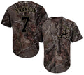Dansby Swanson #7 Atlanta Braves Realtree Limited Cool Base Jersey - Camo