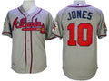 Chipper Jones #10 Atlanta Braves 1995 Limited Throwback Jersey - Gray