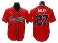 Austin Riley #27 Atlanta Braves Alternate Limited Cool Base Jersey - Red