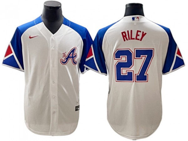 Austin Riley #27 Atlanta Braves City Connect Limited Jersey - White