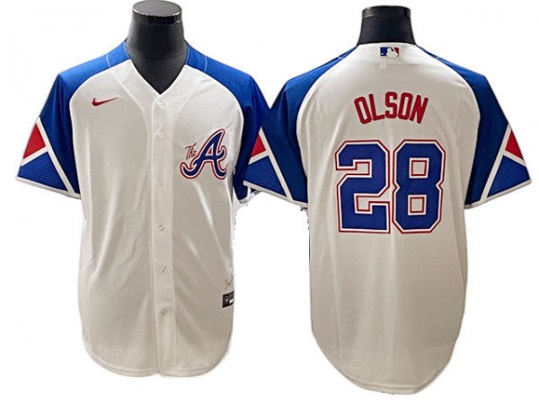 Matt Olson #28 Atlanta Braves City Connect Limited Jersey - White