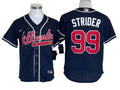 Spencer Strider #99 Atlanta Braves Limited Cool Base Jersey - Navy