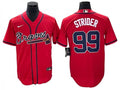 Spencer Strider #99 Atlanta Braves Limited Cool Base Jersey - Red