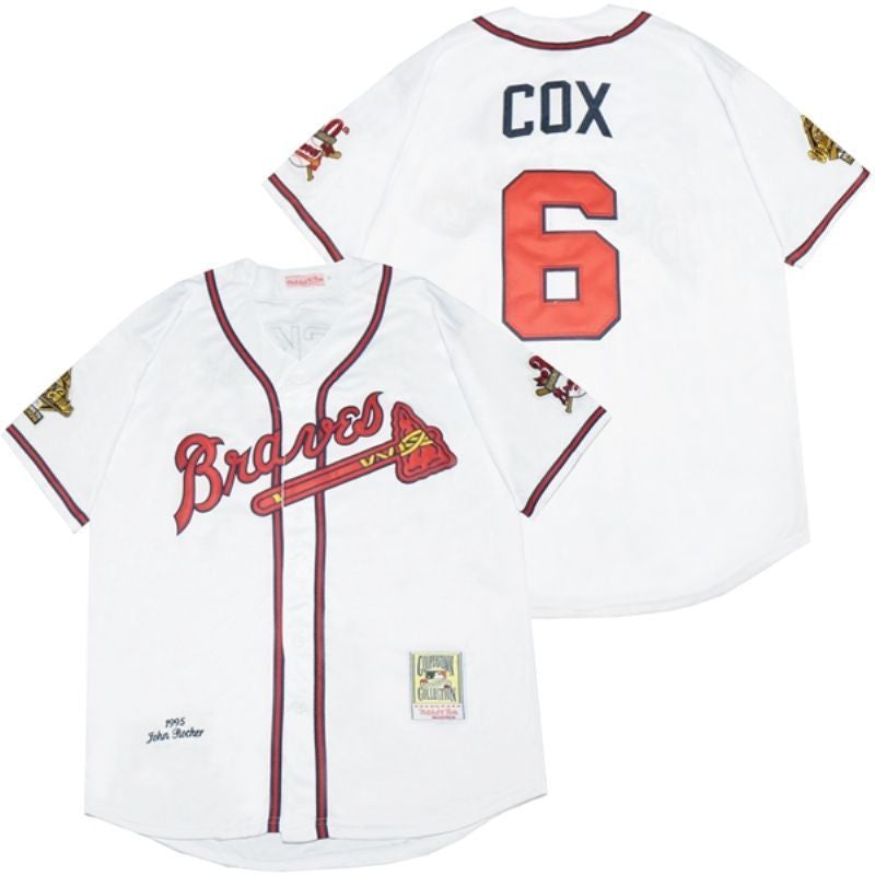 Bobby Cox #6 Atlanta Braves 2020 Limited Jersey - White