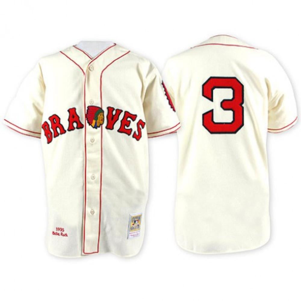 Dale Murphy #3 Atlanta Braves 1935 Limited Throwback Jersey - Cream