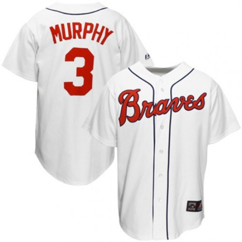 Dale Murphy #3 Atlanta Braves Limited Throwback Jersey - White