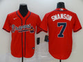 Dansby Swanson #7 Atlanta Braves 2020 Limited Jersey - Red