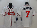 Dansby Swanson #7 Atlanta Braves 2020 Limited Jersey - White