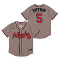 Freddie Freeman #5 Atlanta Braves 2020 Limited Jersey - Grey