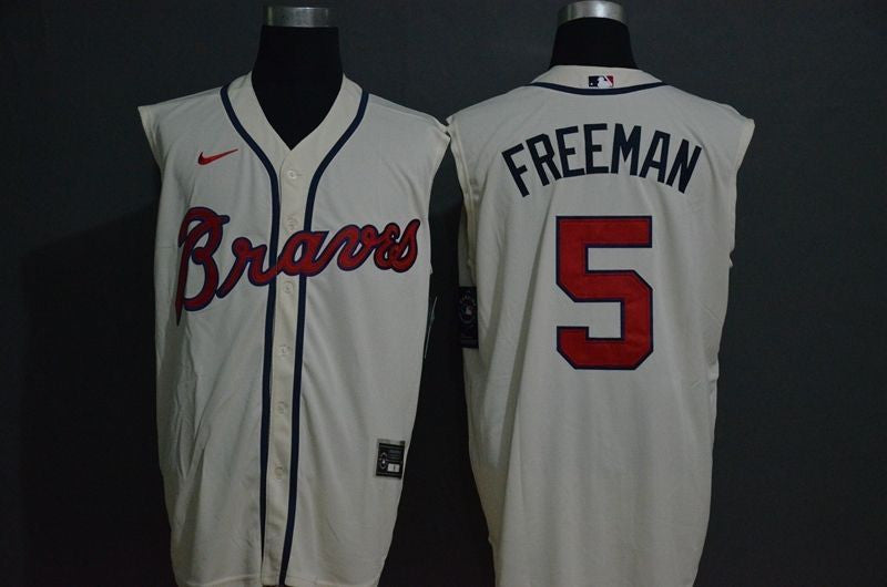 Freddie Freeman #5 Atlanta Braves 2020 Limited Jersey - White