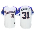 Greg Maddux #31 Atlanta Braves 1973 Throwback Pullover Limited Jersey - White