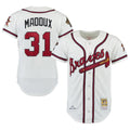 Greg Maddux #31 Atlanta Braves 1995 Limited Throwback Jersey - White