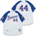 Hank Aaron #44 Atlanta Braves 2020 Blue Limited Jersey - White