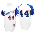 Hank Aaron #44 Atlanta Braves 1974 Throwback Pullover Limited Jersey - White