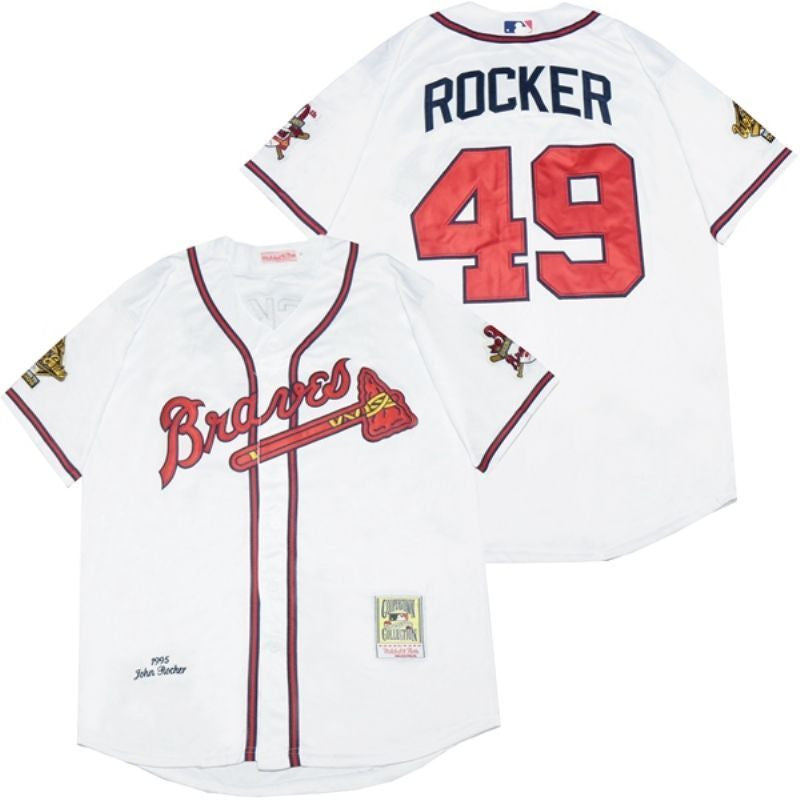 John Rocker #49 Atlanta Braves 2020 Limited Jersey - White