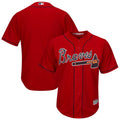 Atlanta Braves Majestic 2019 Alternate Limited Cool Base Team Jersey - Scarlet
