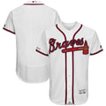 Atlanta Braves Majestic Home Limited Flex Base Team Jersey - White