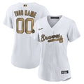 Atlanta Braves Nike Womens 2022 Star Game Limited Custom Jersey - White