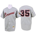 Phil Niekro #35 Atlanta Braves 1969 Limited Throwback Jersey - Gray