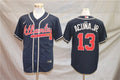 Ronald Acuna Jr #13 Atlanta Braves 2020 Dark Limited Jersey - Blue