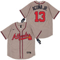 Ronald Acuna Jr #13 Atlanta Braves 2020 Limited Jersey - Grey