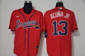 Ronald Acuna Jr #13 Atlanta Braves 2020 Limited Jersey - Red