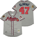 Tom Glavine #47 Atlanta Braves 2020 Limited Jersey - Grey