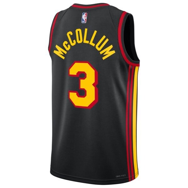 Atlanta Hawks Jordan Brand Statement Edition Swingman Jersey - Black - CJ McCollum - Unisex