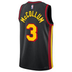 Atlanta Hawks Jordan Brand Statement Edition Swingman Jersey - Black - CJ McCollum - Unisex