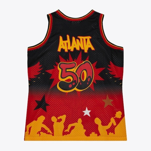 Atlanta Hawks Mitchell & Ness x Tats Cru Jersey