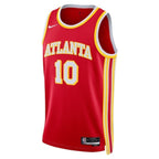 Atlanta Hawks Nike Icon Swingman Jersey - Red - Zaccharie Risacher - Unisex