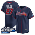 Austin Riley #27 Atlanta Braves Speedway Classic Limited Jersey - Navy