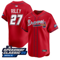 Austin Riley #27 Atlanta Braves Speedway Classic Limited Jersey - Red