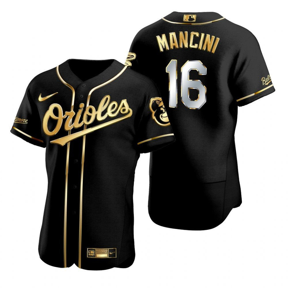 Trey Mancini #16 Baltimore Orioles Brandedition Black Gift Orioles Fans Limited Jersey - Golden