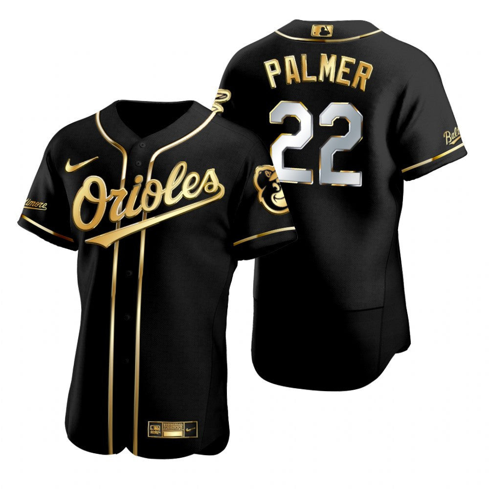 Jim Palmer #22 Baltimore Orioles Brandedition Black Gift Orioles Fans Limited Jersey - Golden
