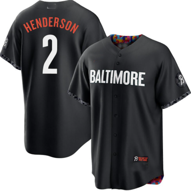 Gunnar Henderson #2 Baltimore Orioles Baseball City Limited Jersey