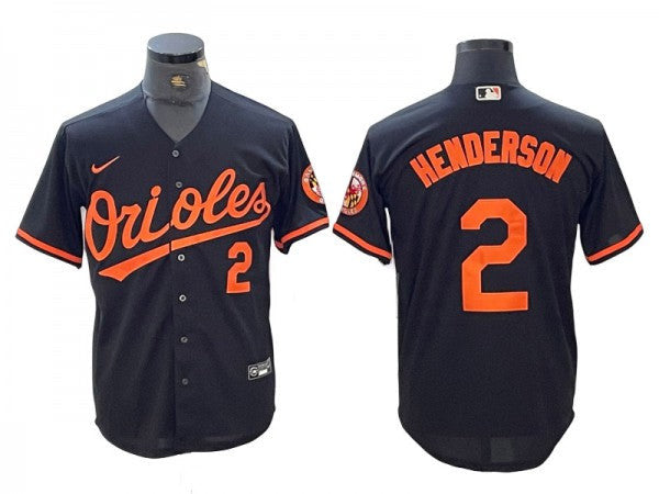 Gunnar Henderson #2 Baltimore Orioles Alternate Limited Jersey - Black
