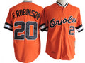 Frank Robinson #20 Baltimore Orioles 1971 Limited Throwback Custom Jersey - Orange