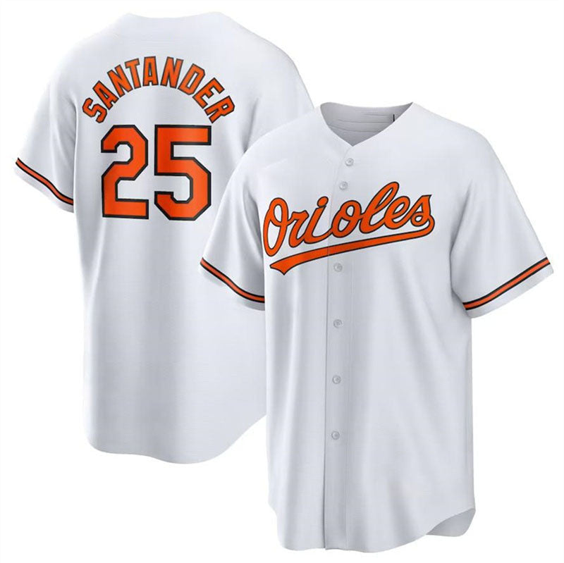 Anthony Santander #25 Baltimore Orioles Baseball J Authentic Player Jersey - White