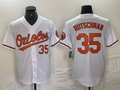 Adley Rutschman #35 Baltimore Orioles Number Cool Base Bas Limited Jersey - White