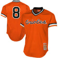 Cal Ripken Jr #8 Baltimore Orioles Mitchell & Ness 1988 Authentic Coopers Jersey - Orange