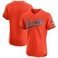 Baltimore Orioles Alternate Vapor Premier Elite Patch B Jersey - Orange