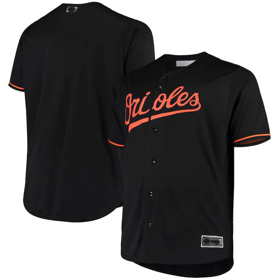 Baltimore Orioles Big & Tall Limited Alternate Baseball Team Jersey - Black
