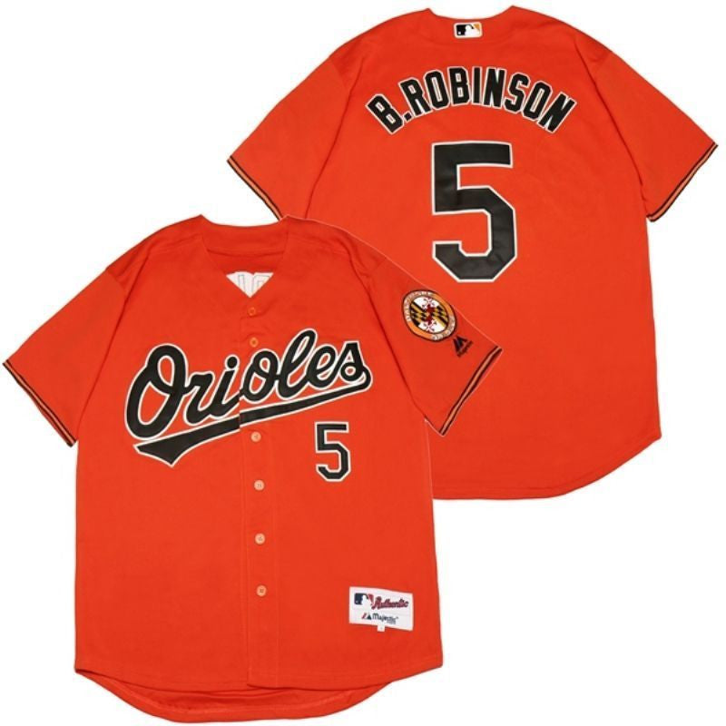 Brooks Robinson #5 Baltimore Orioles 2020 Limited Jersey - Orange