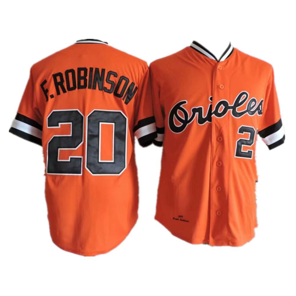 Frank Robinson #20 Baltimore Orioles 1971 Limited Throwback Jersey - Orange