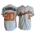 Frank Robinson #20 Baltimore Orioles 1969 Limited Throwback Jersey - White