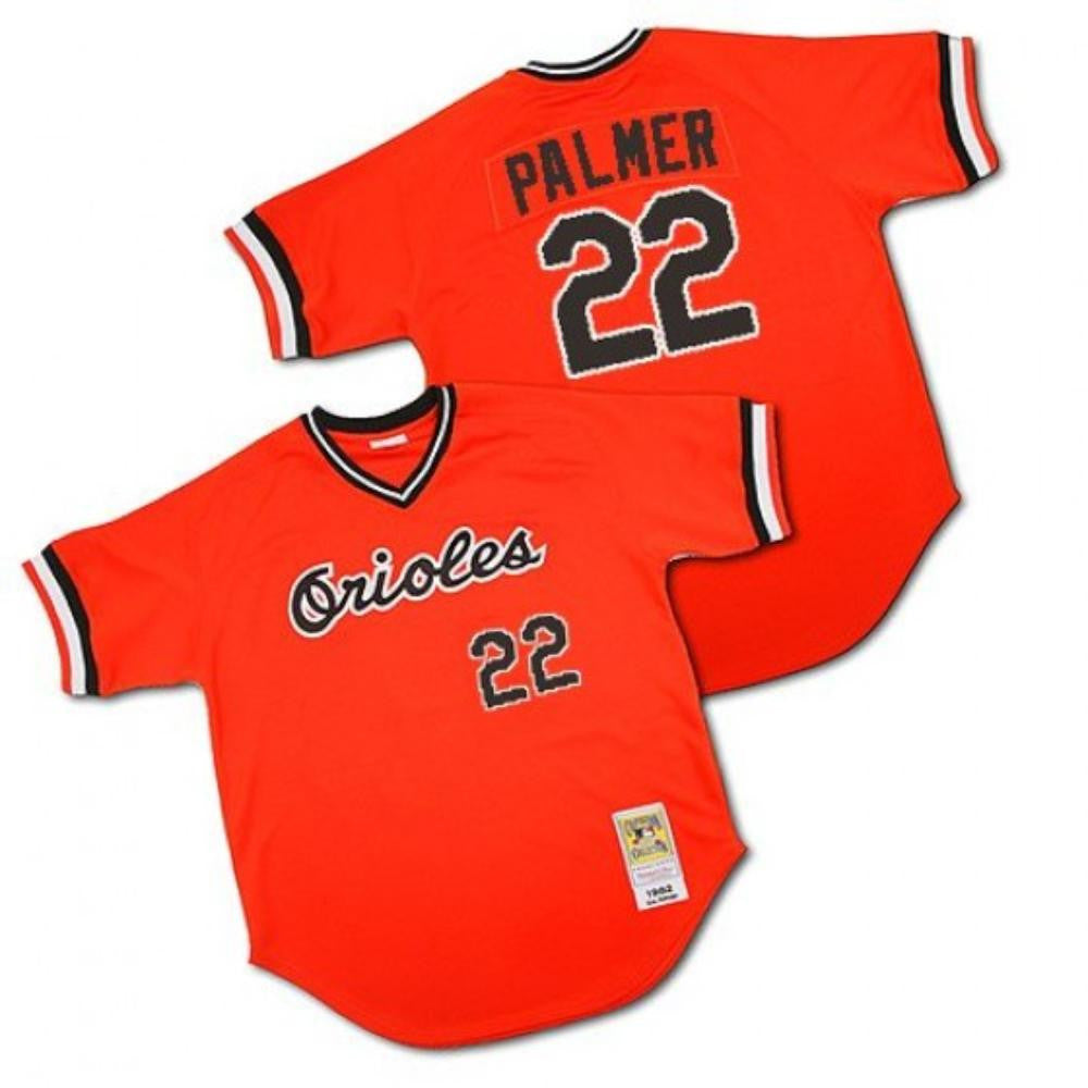 Jim Palmer #22 Baltimore Orioles 1982 Throwback Pullover Limited Jersey - Orange